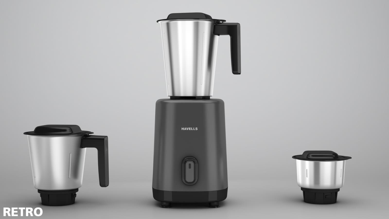 HAVELLS RETRO 500W (3 JAR) MIXER GRINDER