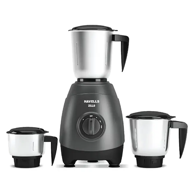 HAVELLS ZELLO 750W MIXER GRINDER (3 JARS)